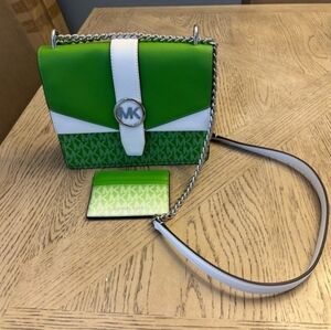 Michael Kors Crossbody Bag with Cardholder